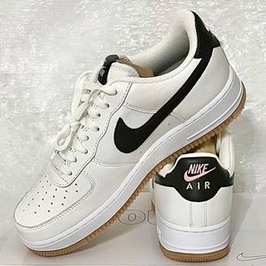 Custom Nike Air Force 1 Pink Embroidery with Black Swoosh (RETAILS $120)